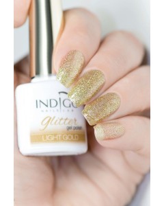 Light Gold Glitter Gel Polish 7ml (Glitter Collection)