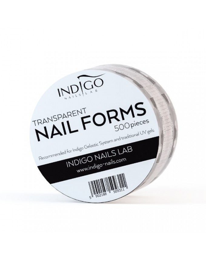 Transparent Nail Forms – 500 pcs