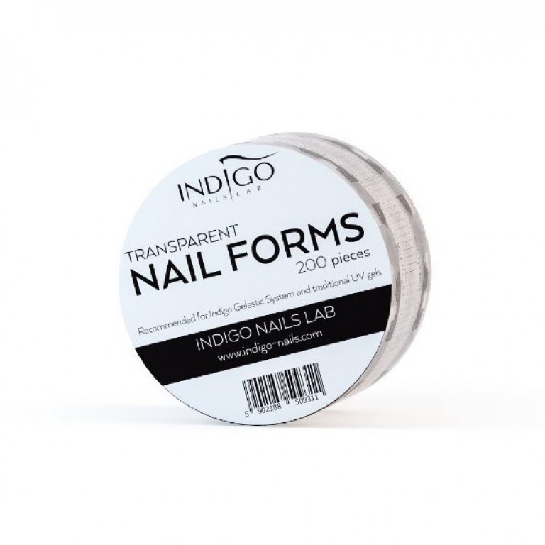 Transparent Nail Forms – 200 pcs